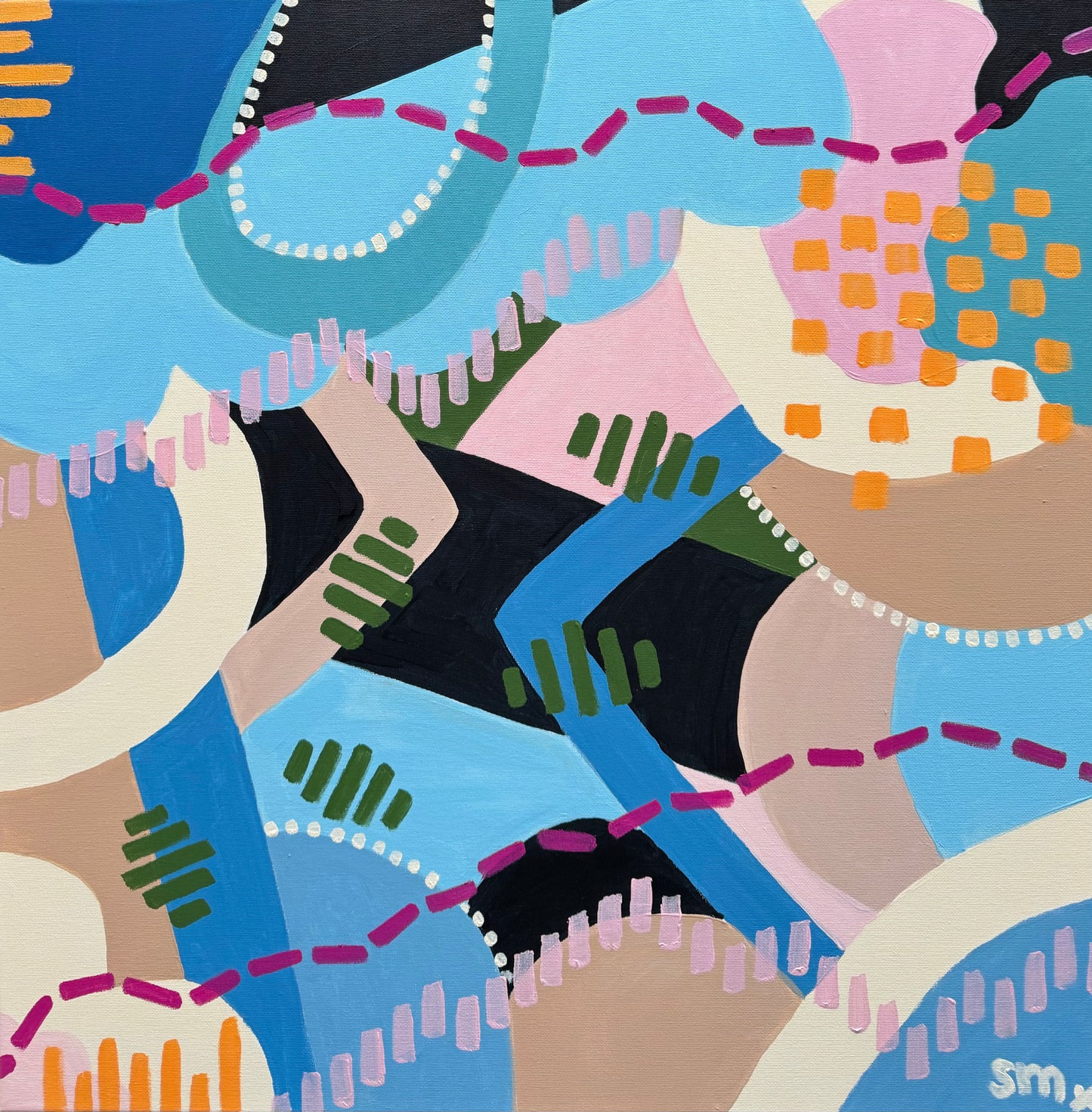 I'm Blue paper print