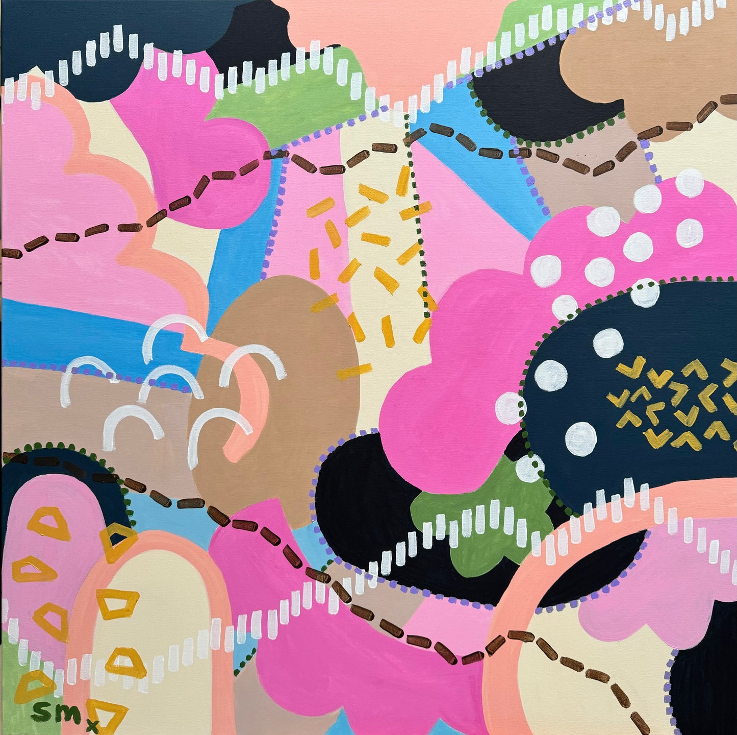 Free falling paper print